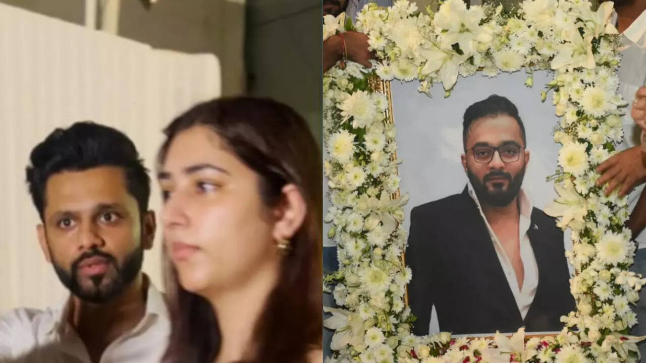 Rahul Vaidya, Disha Parmar attend his friend Shrenik Parikh's prayer meet,  Ali Goni and others pay last respects, Telly Talk News | Zoom TV