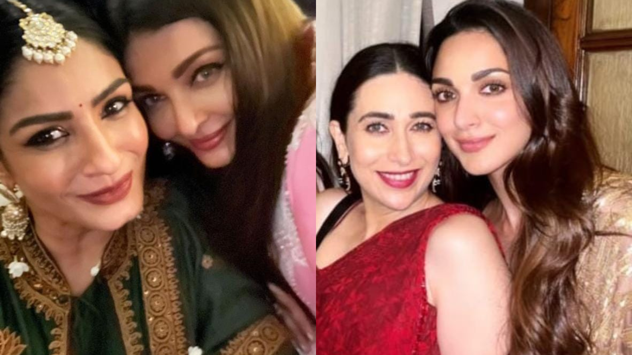 Manish: Madhuri, Aishwarya groove together, Karisma poses with Kiara ...