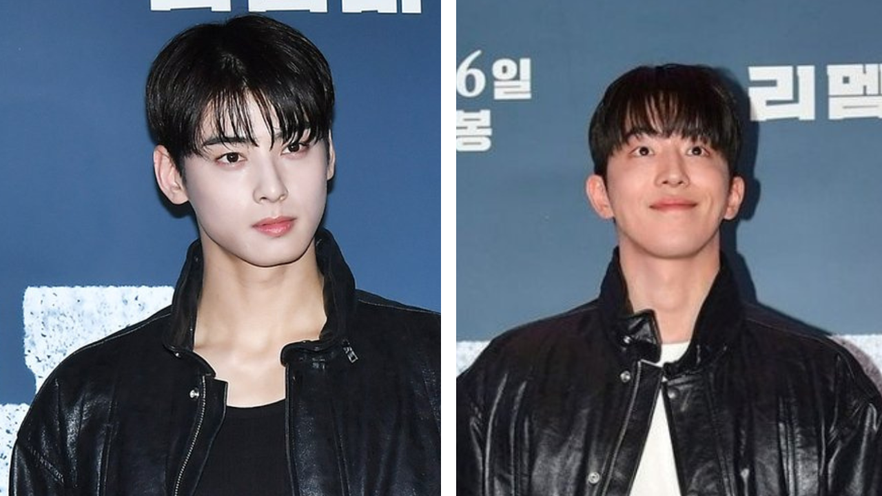 ASTRO Cha Eun-Woo Rocking The Leather Jacket Look On Instagram