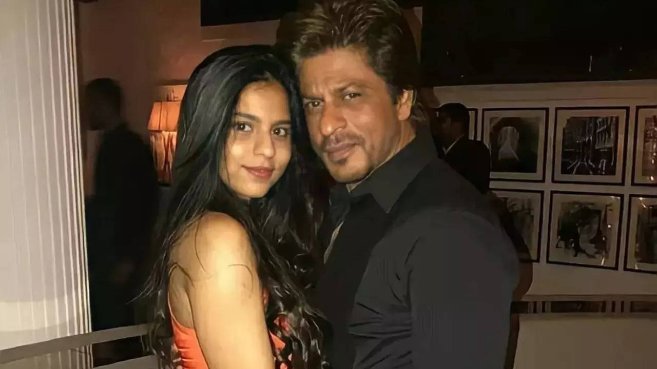 Shah Rukh Khan and Suhana Khan