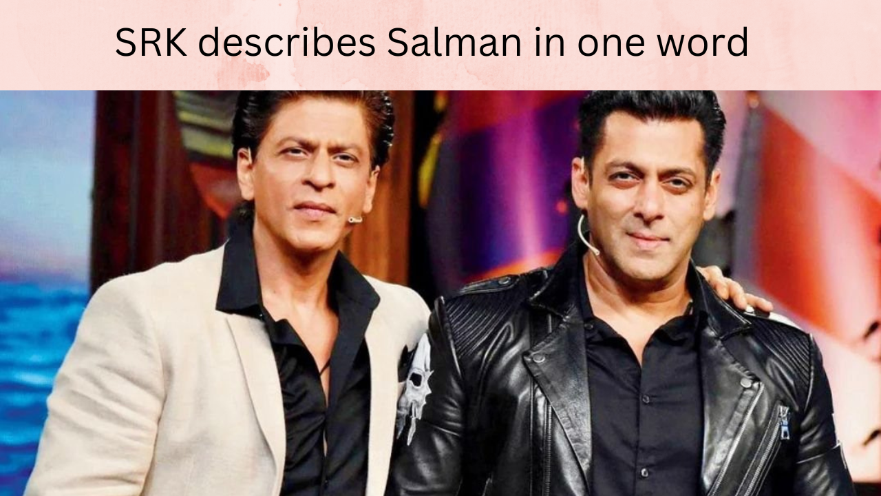 Shah Rukh Khan's Reply When Asked To Say One Word About 'bhai' Salman ...