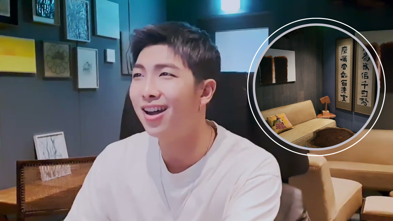 BTS star RM's music studio