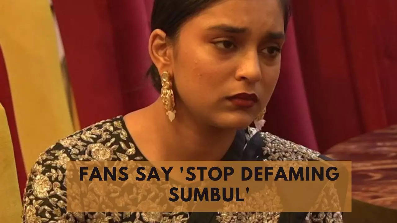 Fans say 'STOP DEFAMING SUMBUL'