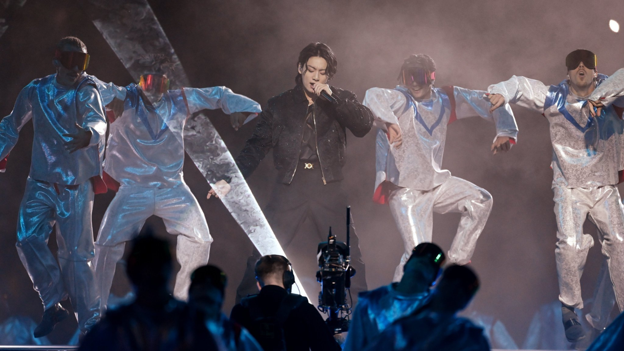 Jungkook performs at FIFA opening ceremony