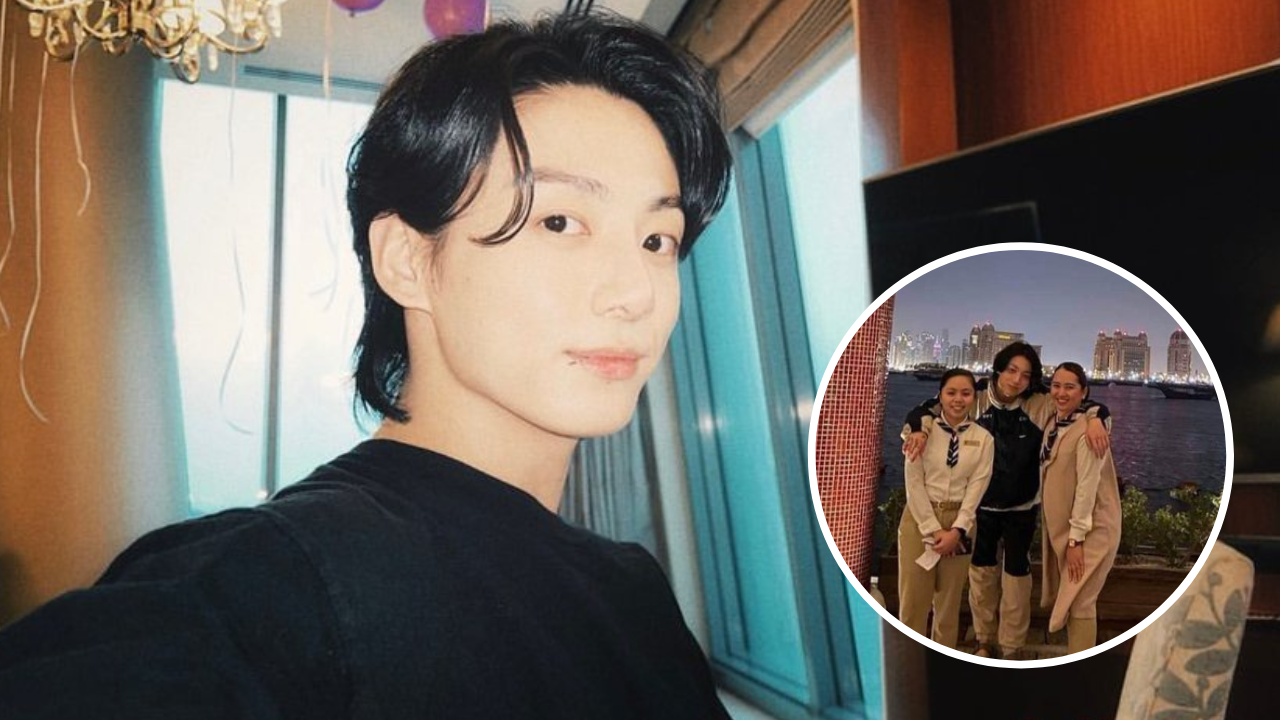 BTS' Jungkook looks happy and carefree in unseen pics with Qatar hotel ...
