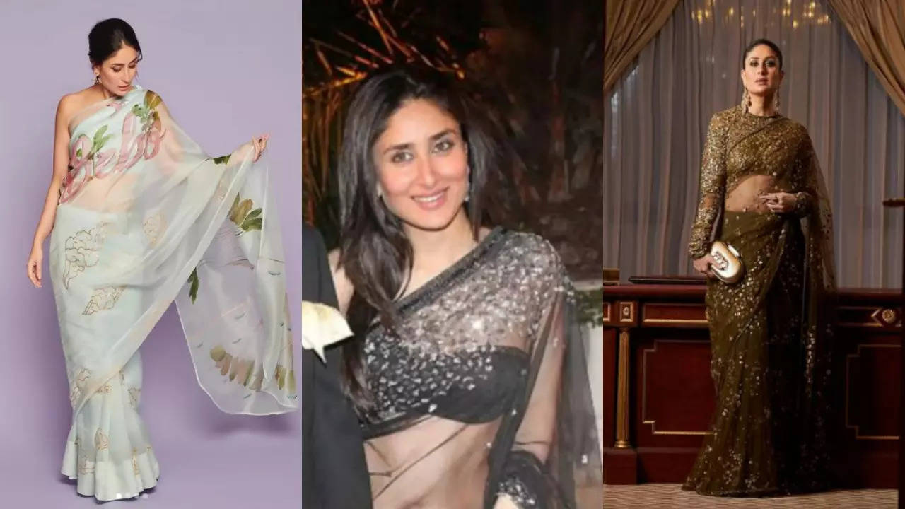 Kareena Kapoor Khan's 5 incredibly hot sheer saree looks which will make you go wow