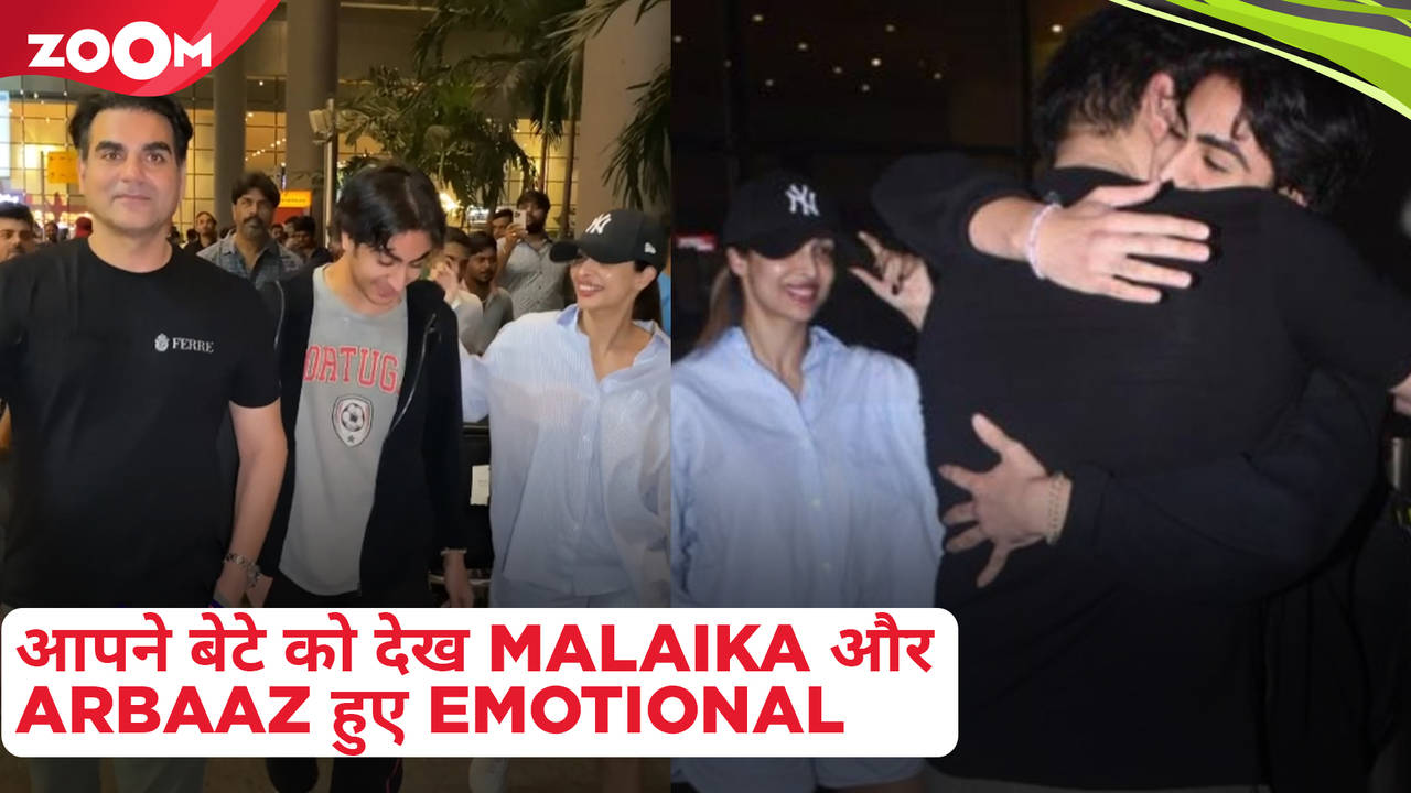 Malaika Arora's EMOTIONAL Moment With Arbaaz Khan As Receive Son Arhaan ...