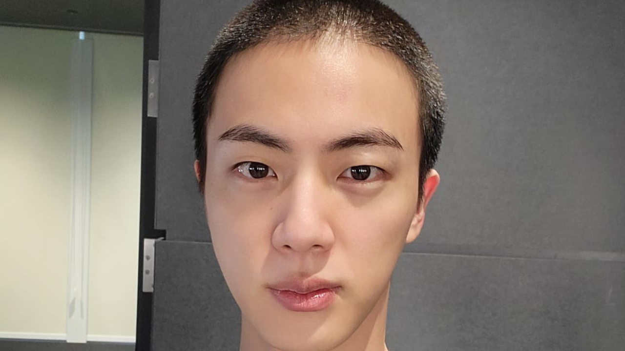 BTS Jin sports a sharp haircut ahead of his military enlistment in two days