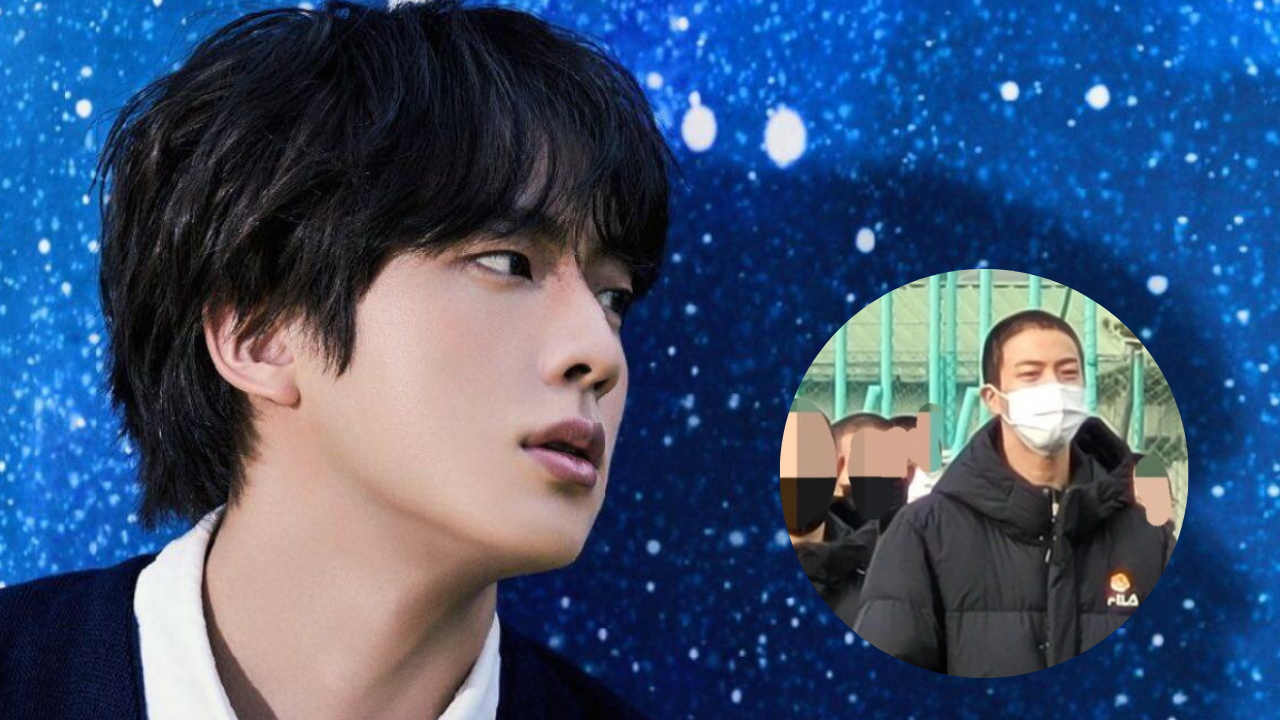 BTS star Jin's first set of pics from military training grounds ...