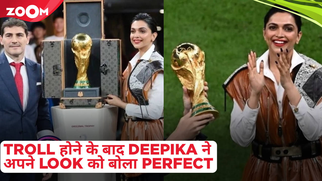 Deepika Padukone Unveils FIFA World Cup Trophy, Ranveer Singh Calls Her The  'Asli Trophy