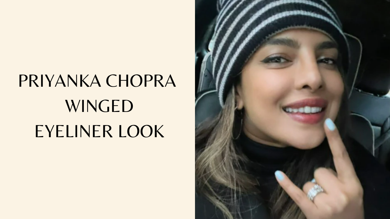 Priyanka Chopra's winged eyeliner look. Pic Credit: Instagram