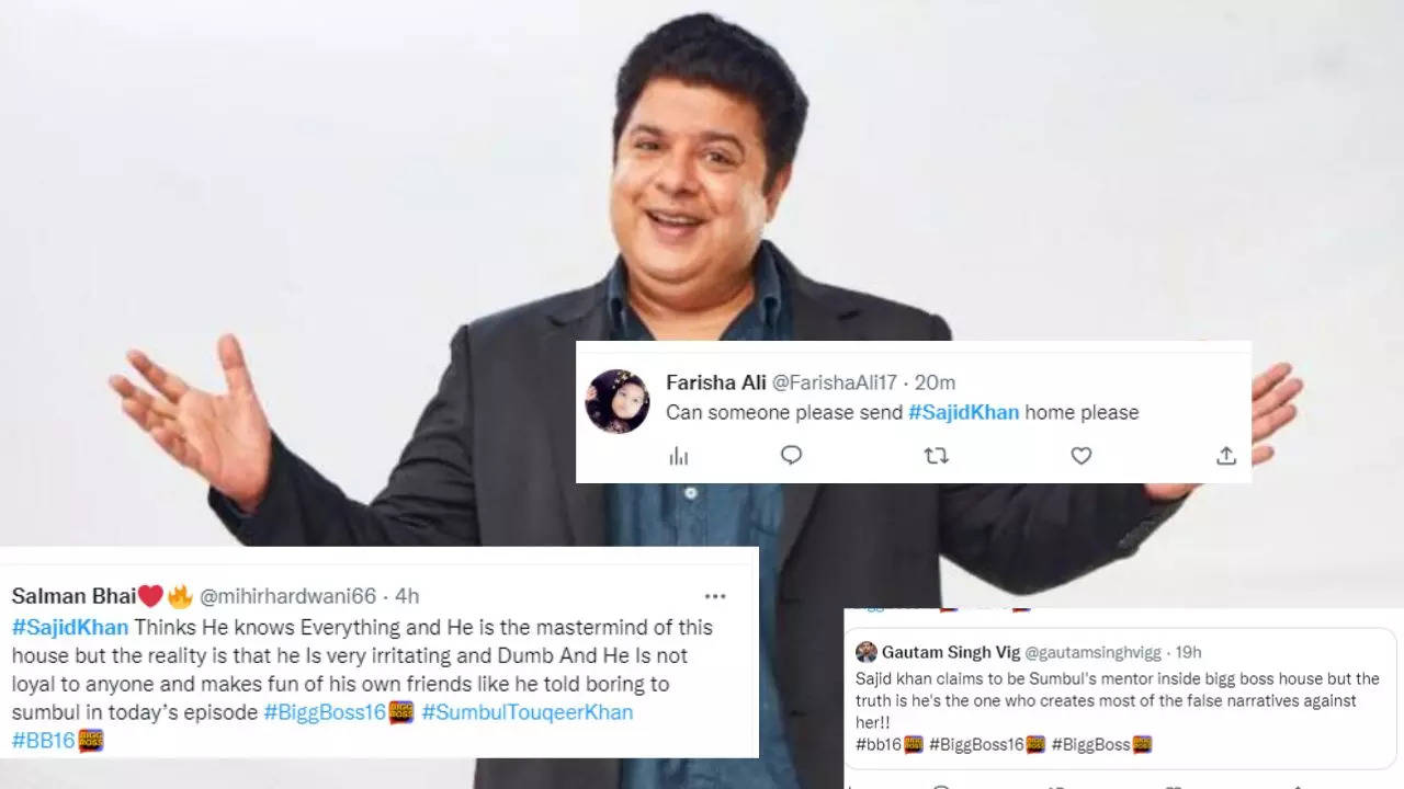 Sajid Khan slammed by netizens