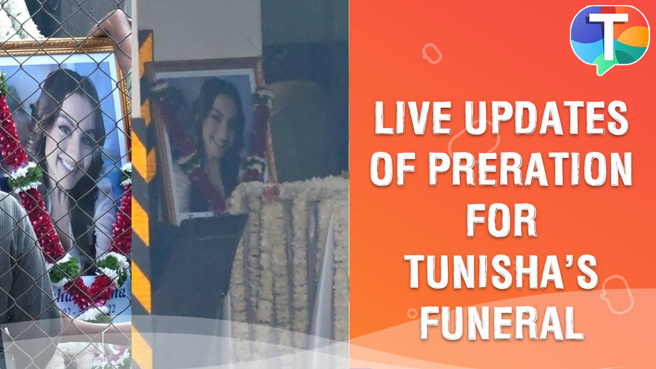 Tunisha Sharma’s Funeral LIVE Updates: Ambulance Being Decorated For ...