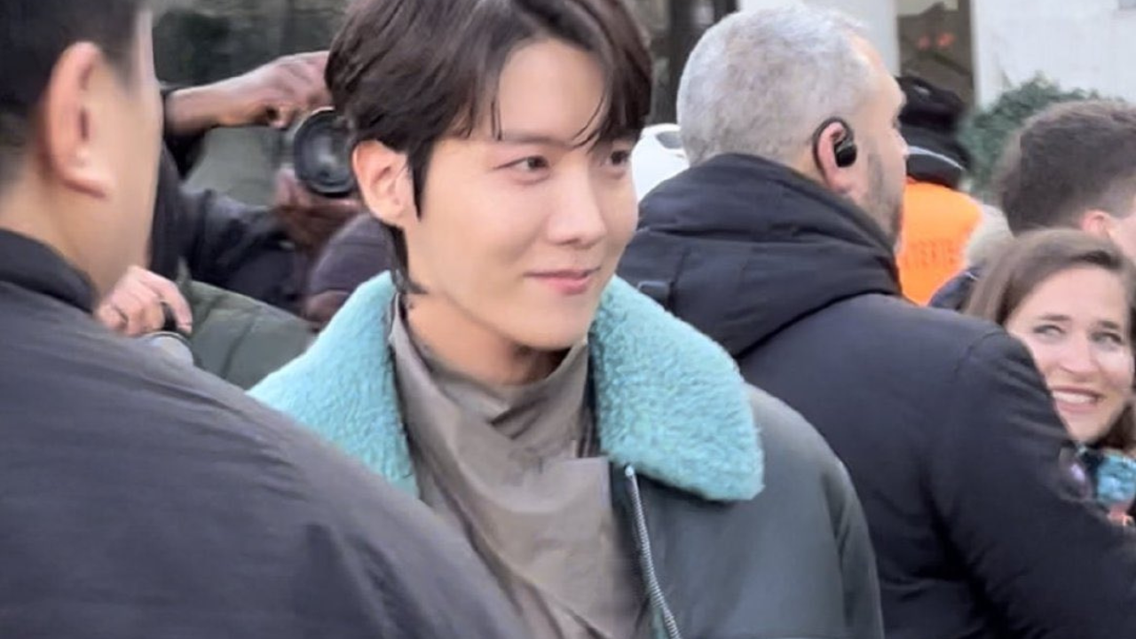 J-Hope Uses All His Face Cards at Louis Vuitton Fall 2023 Show