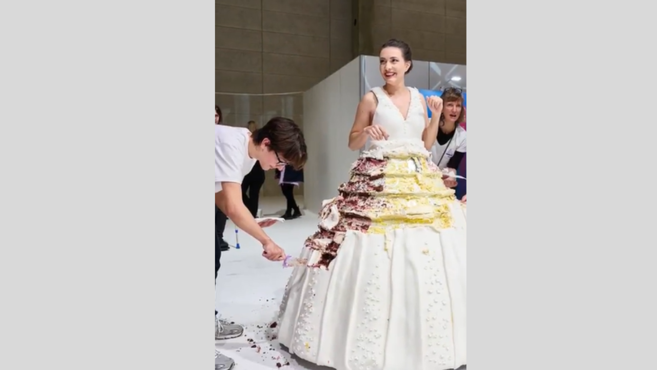 Draped In Cake! Swiss Baker Makes Her Place In Guinness World Records ...