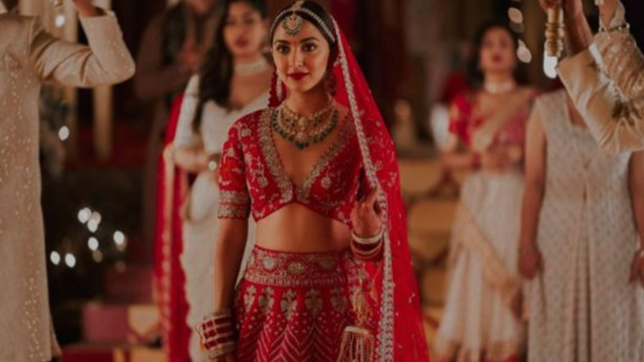 Kiara Advani bridal looks. Pic Credit: Pinterest