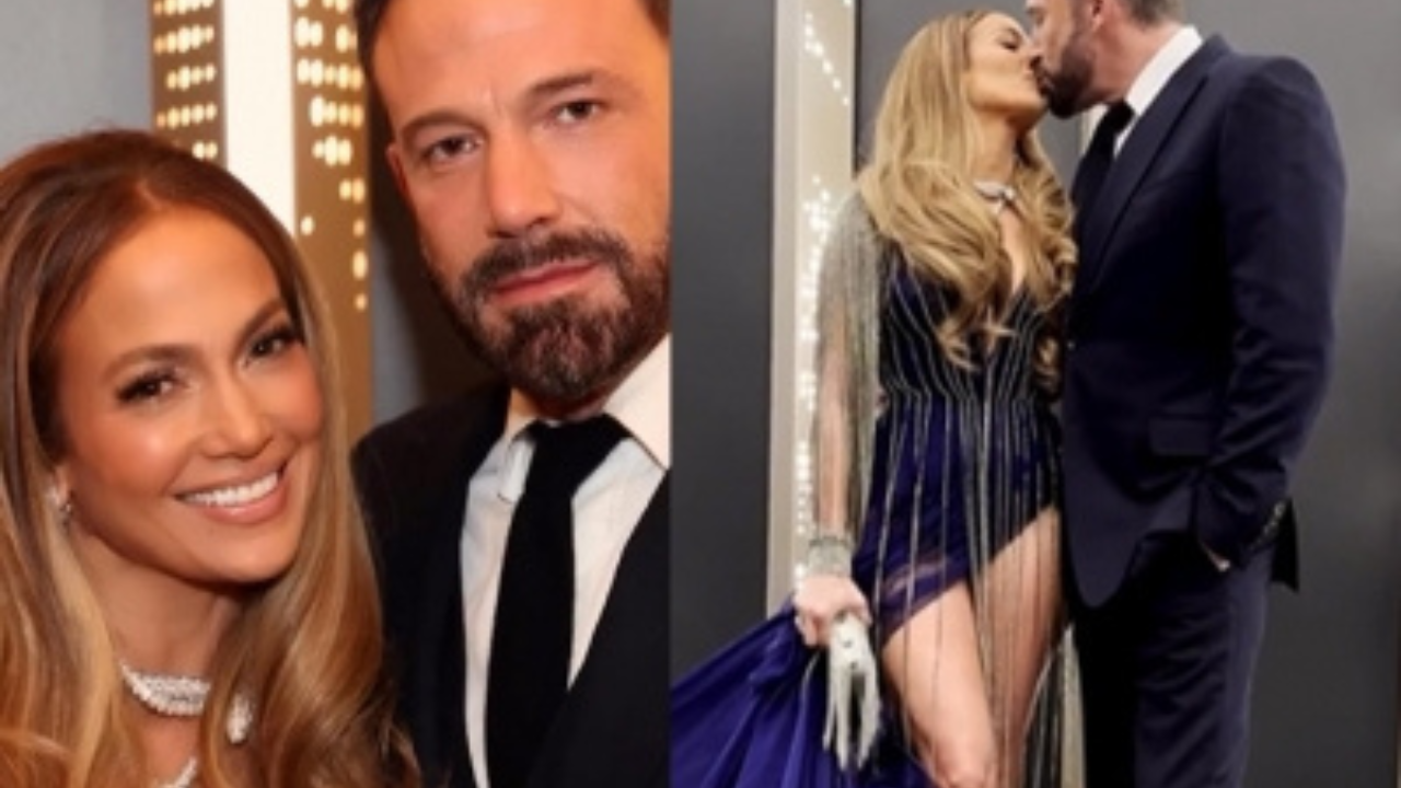 Jennifer Lopez shares snap of kissing her husband Ben Affleck at Grammys after 'snapping'