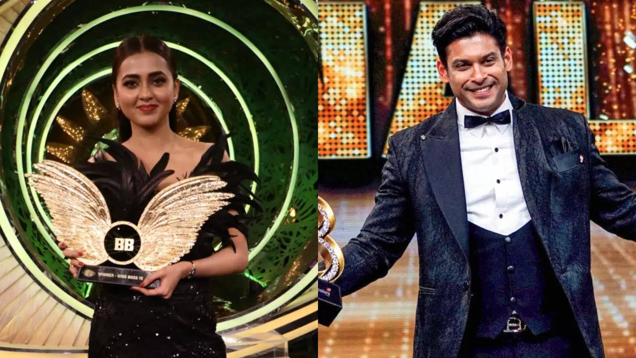 Bigg Boss Winners season 15 to season 1 Sidharth Shukla,Tejasswi