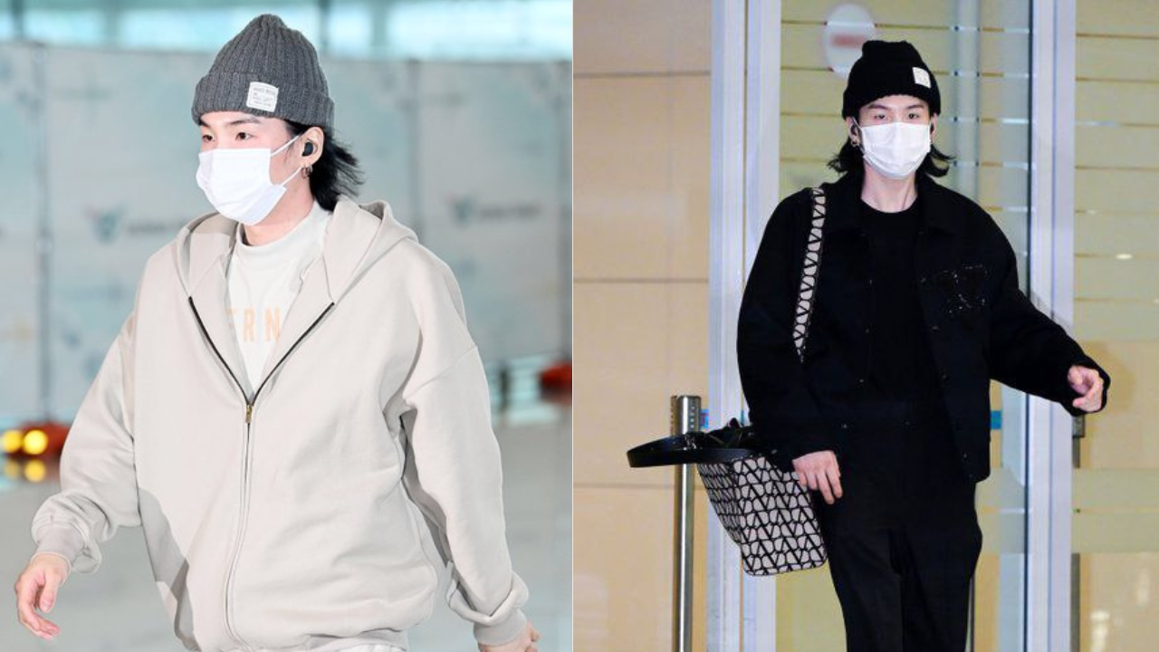 10+ Times BTS's Suga Turned The Airport Into His Personal Runway