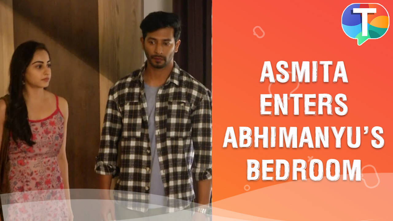 Abhimanyu feels AWKWARD as Asmita enters his bedroom Dear Ishq update