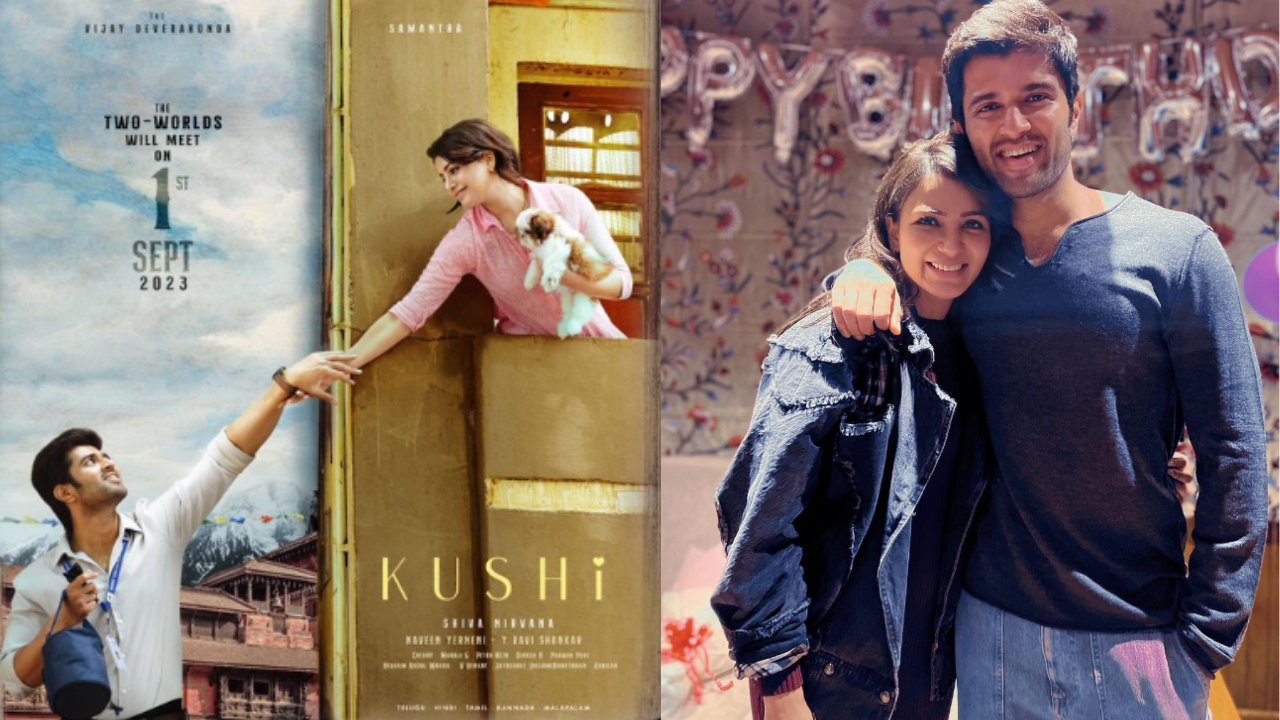 Fresh Poster Alert! Vijay Devarakonda, Samantha Ruth Prabhu's Kushi ...