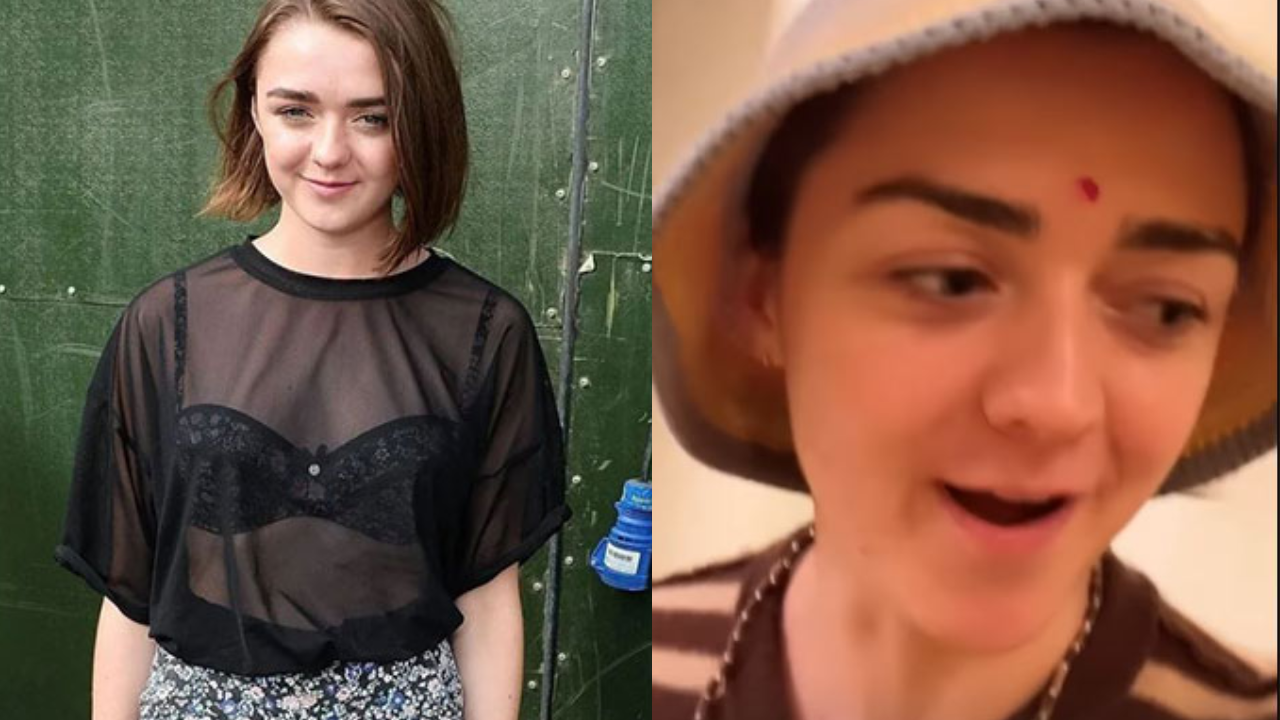 Game of Thrones Fame Maisie Williams arrives in Mumbai for Fashion