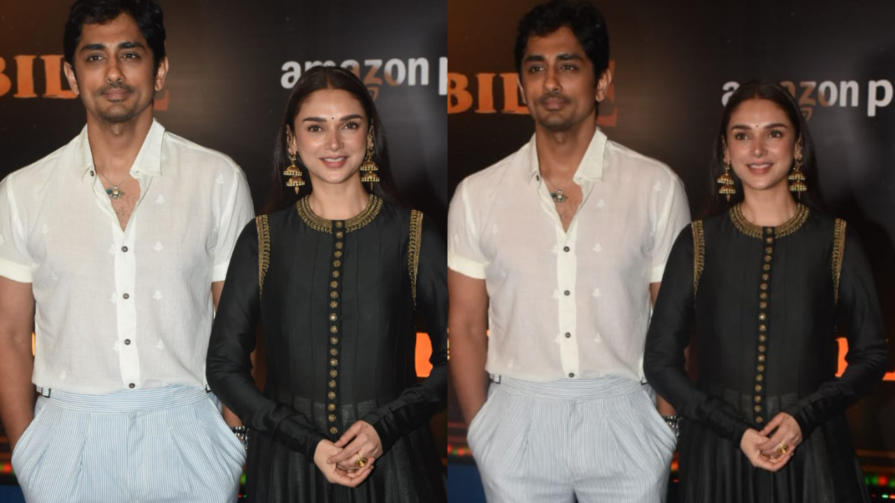 Aditi Rao Hydari, Siddharth's 'Lovely Jodi' Debuts On Red Carpet At ...