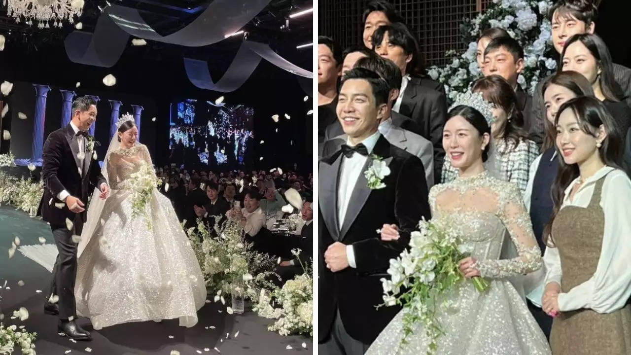 K-drama Stars Lee Seung-gi, Lee Da-in's Fairytale Wedding Ceremony In Seoul Is What Dreams Are Made Of. See Pics