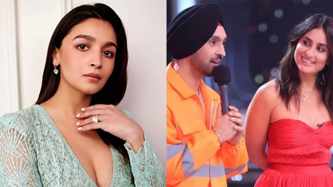 Alia Bhatt, Kareena Kapoor and Diljit Dosanjh