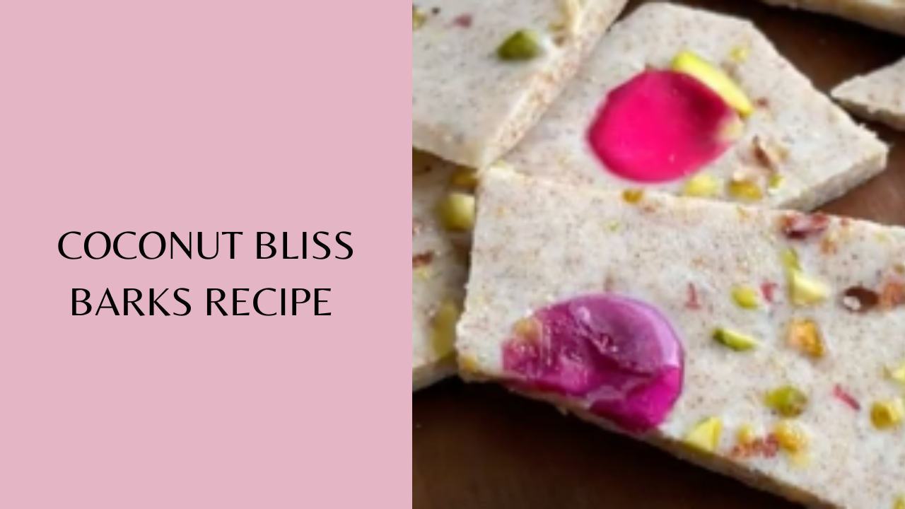 Coconut Bliss Barks Recipe. Pic Credit: Instagram @satvicmovement