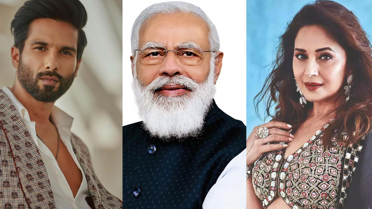 Mann Ki Baat 100th Episode Madhuri Dixit, Shahid Kapoor Other Celebs Hail PM Narendra Modi